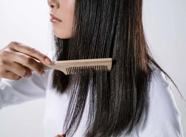 Cabello seco en las puntas