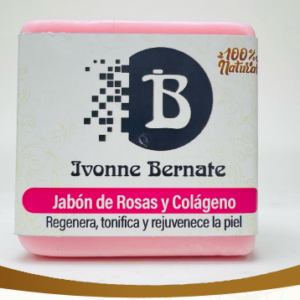 Jabón de Rosas y Colágeno Regenera, tonifica y rejuvenece la piel