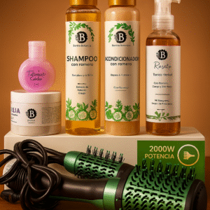 Kit Capilar de Romero Ivonne Bernate + Cepillo Secador Profesional
